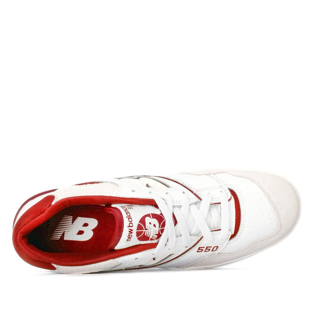 Unisex boty New Balance BB550STF - bílé