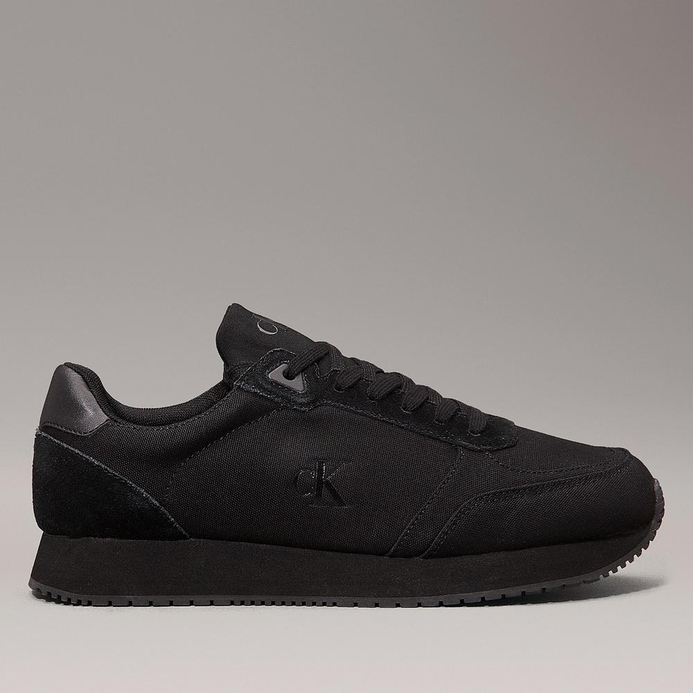 Boty Calvin Klein Jeans Runners Sock Laceup MG Canvas YM0YM01217-0GJ - černé