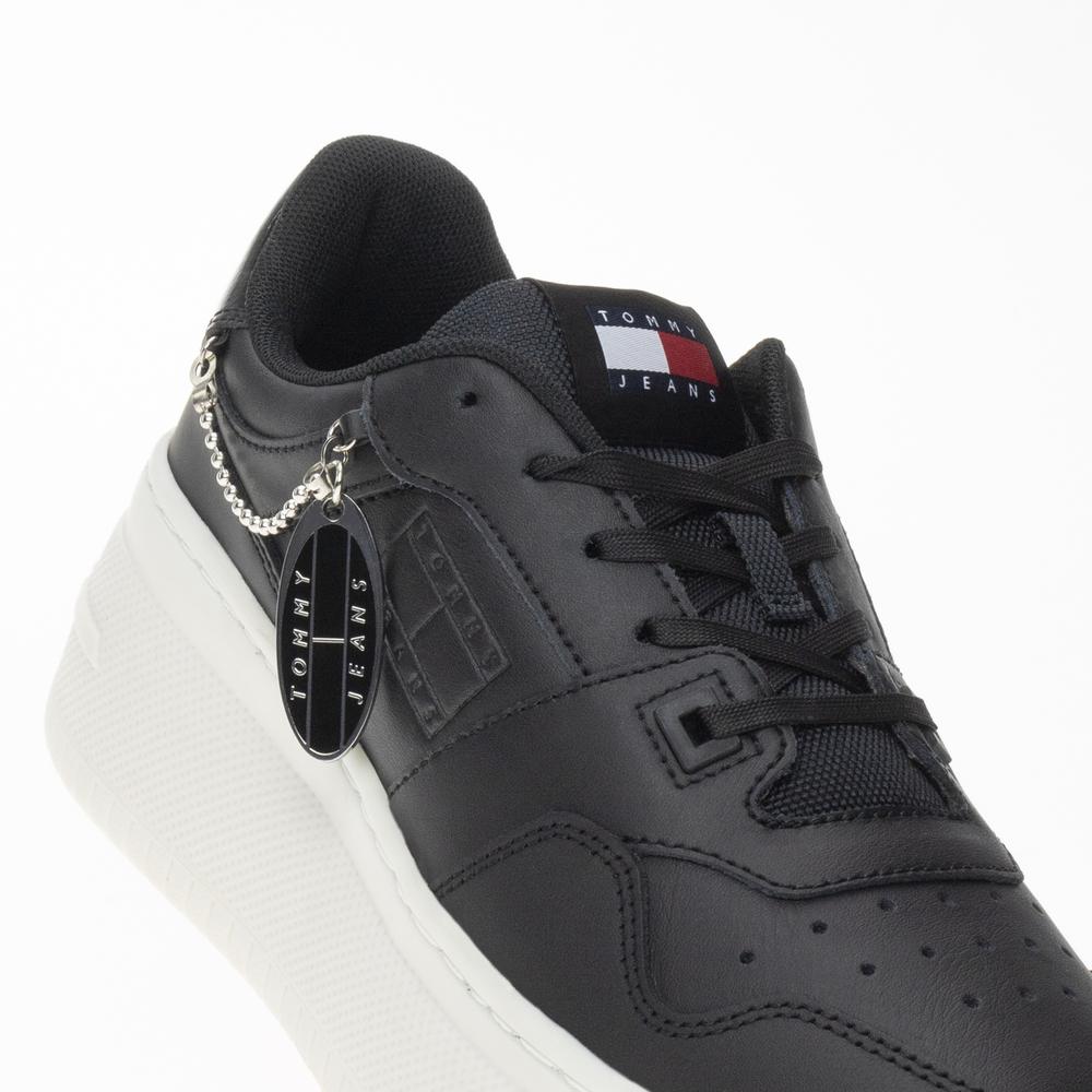 Boty Tommy Jeans TJW Retro Flatform Charm EN0EN02421-BDS - černé