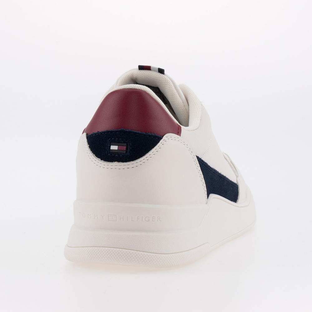 Boty Tommy Hilfiger Elevated Cupsole Leather FM0FM04490-AC0 - bílé