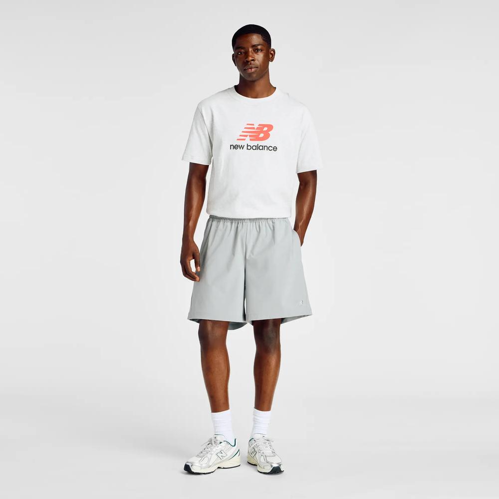Pánské šortky New Balance MB6174CDYST - šedivé