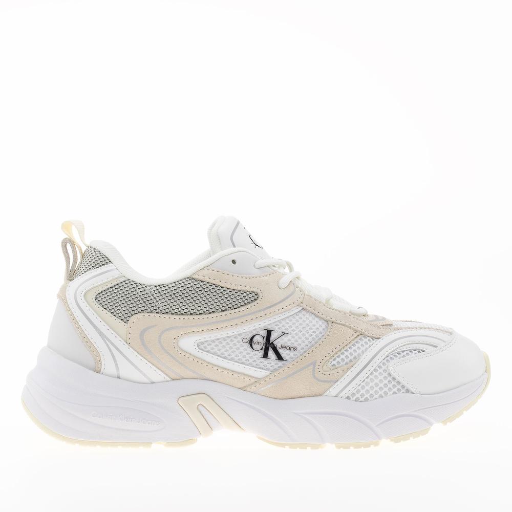 Boty Calvin Klein Retro Tennis Su-Mesh WN YW0YW00891-02Y - béžové