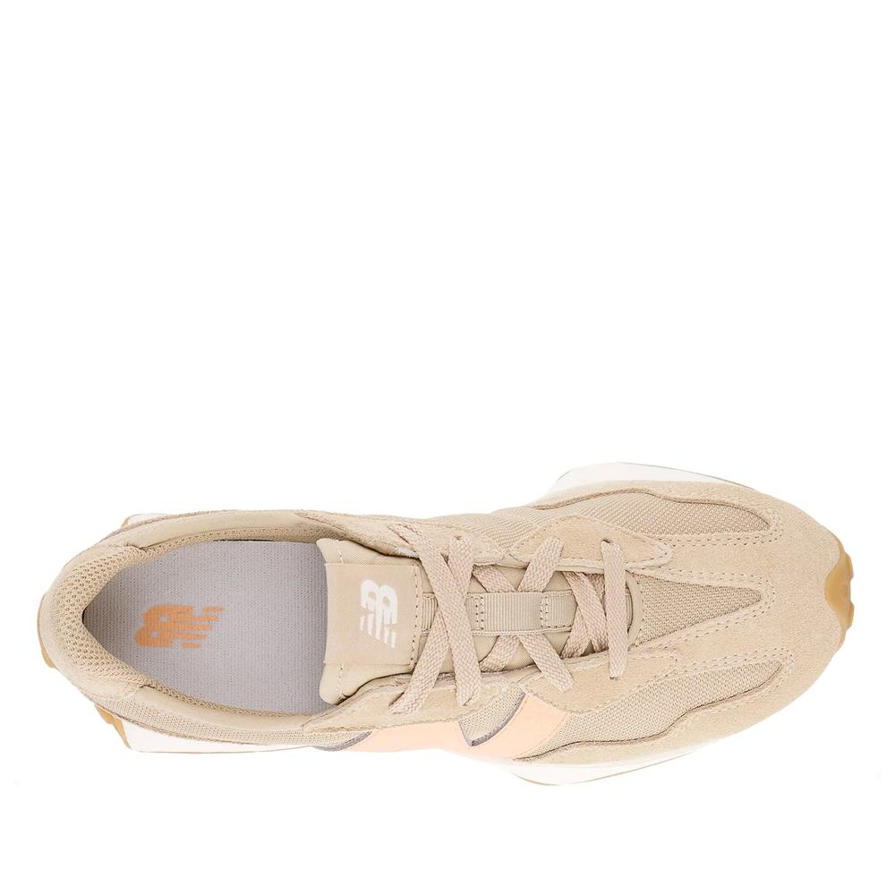 Dětské boty New Balance GS327WO - béžové