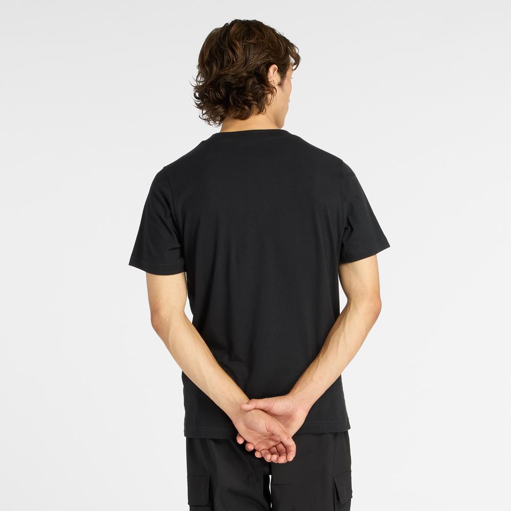 Pánské tričko New Balance MT61C48BBK - černé