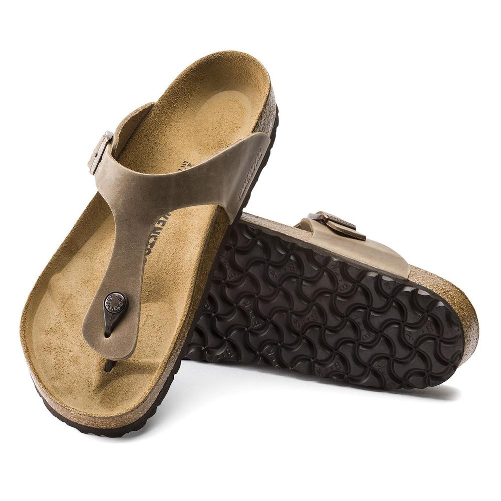 Žabky unisex Birkenstock Gizeh 943811 - hnedé