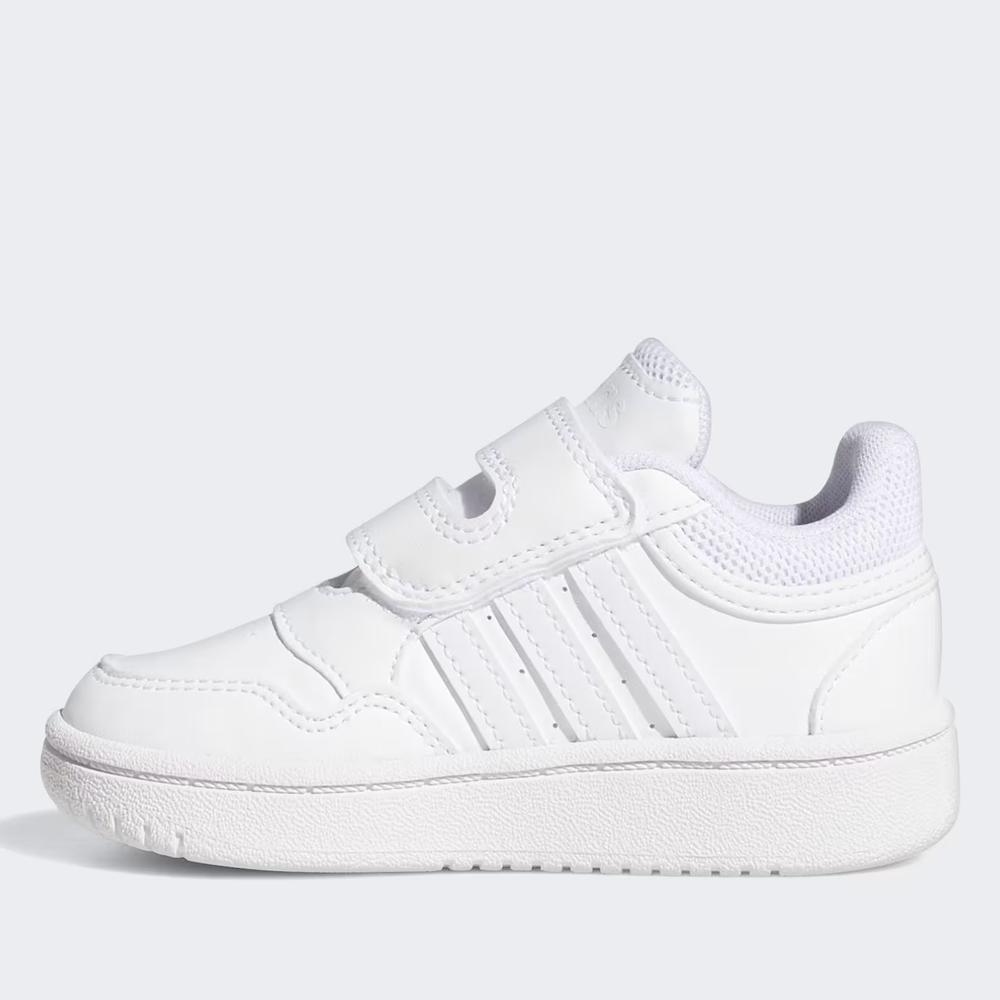 Dětské boty adidas Hoops 3.0 CF I GW0442 - bílé