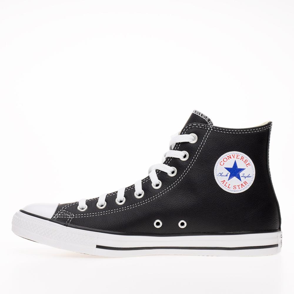 Boty Converse Chuck Taylor All Star Leather 132170C - černé