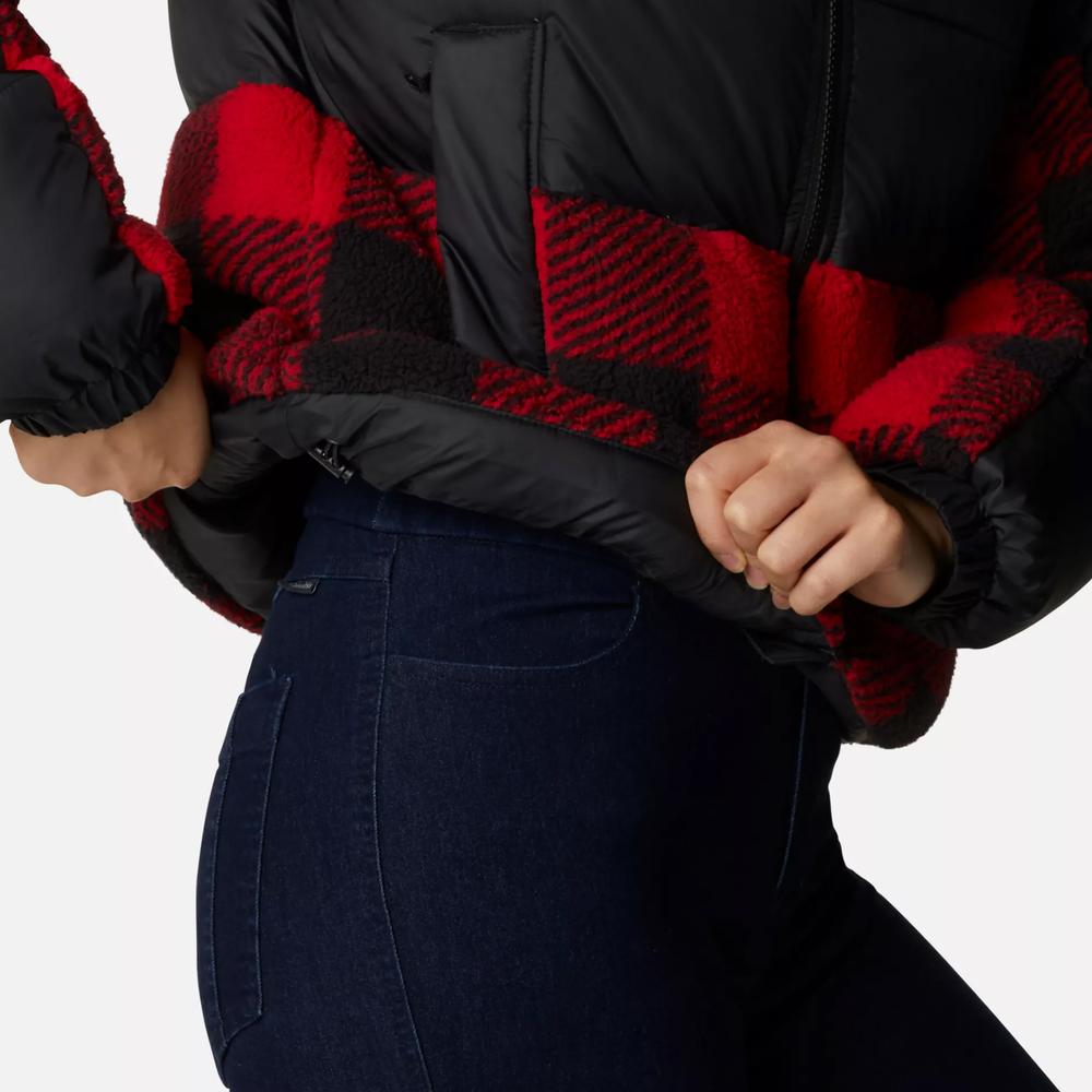 Bunda Columbia Leadbetter Point Sherpa Hybrid Puffer 1955243011 - černé