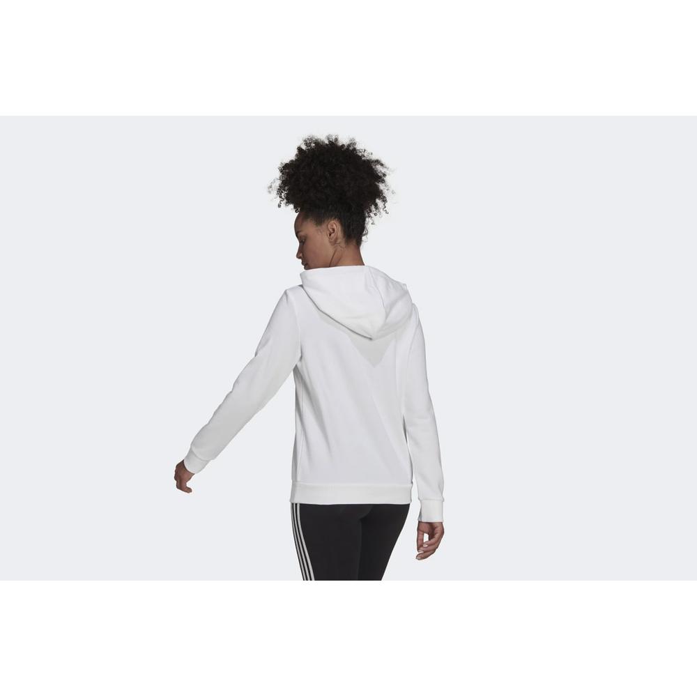 Mikina adidas Essentials Relaxed Logo Hoodie HD1800 - bílé