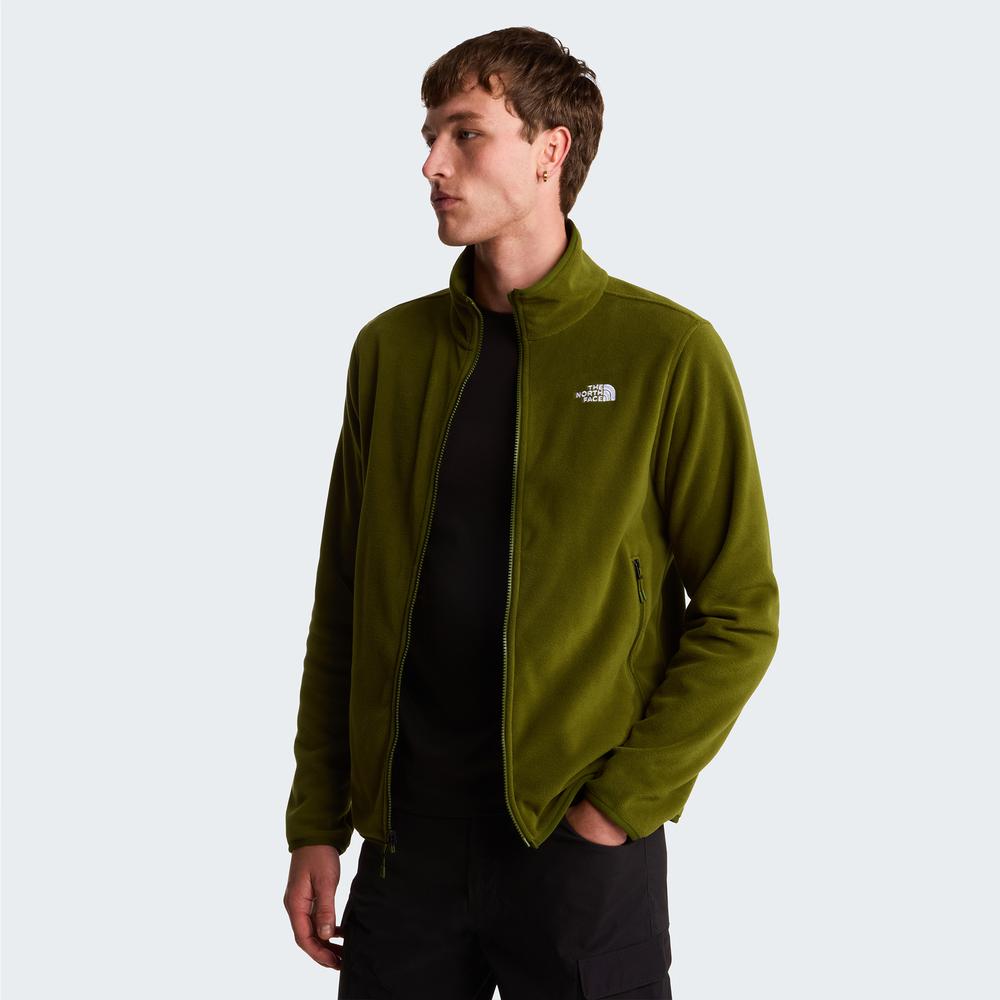 Pánská mikina The North Face Glacier Full-Zip Fleece 0A8D0RBRI1 - zelené
