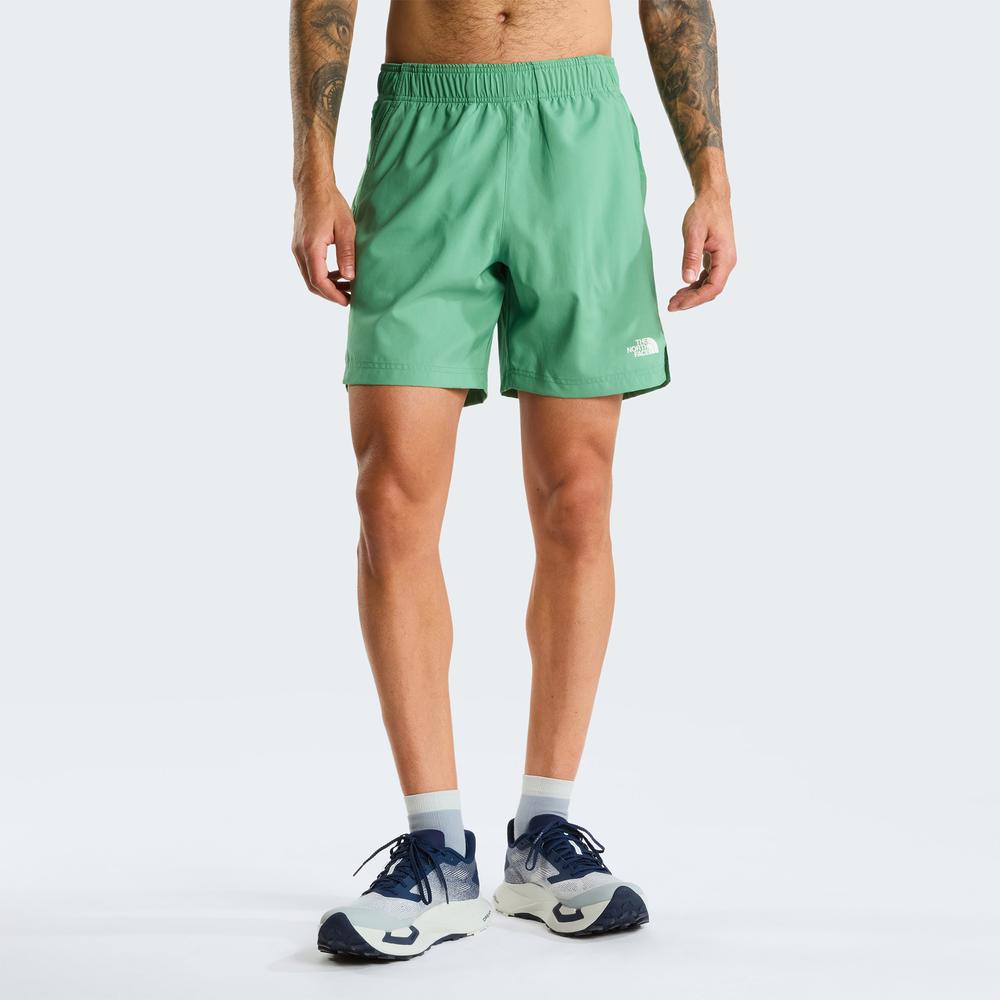 Pánské krátké kalhoty The North Face 7" 24/7 0A3O1BG571 - zelené