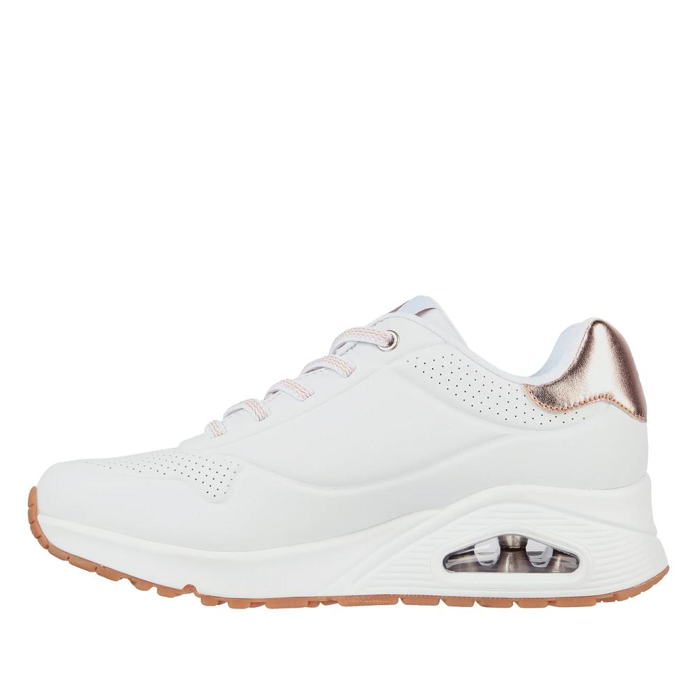 Boty Skechers Uno Shimmer Away 155196WHT - bílé