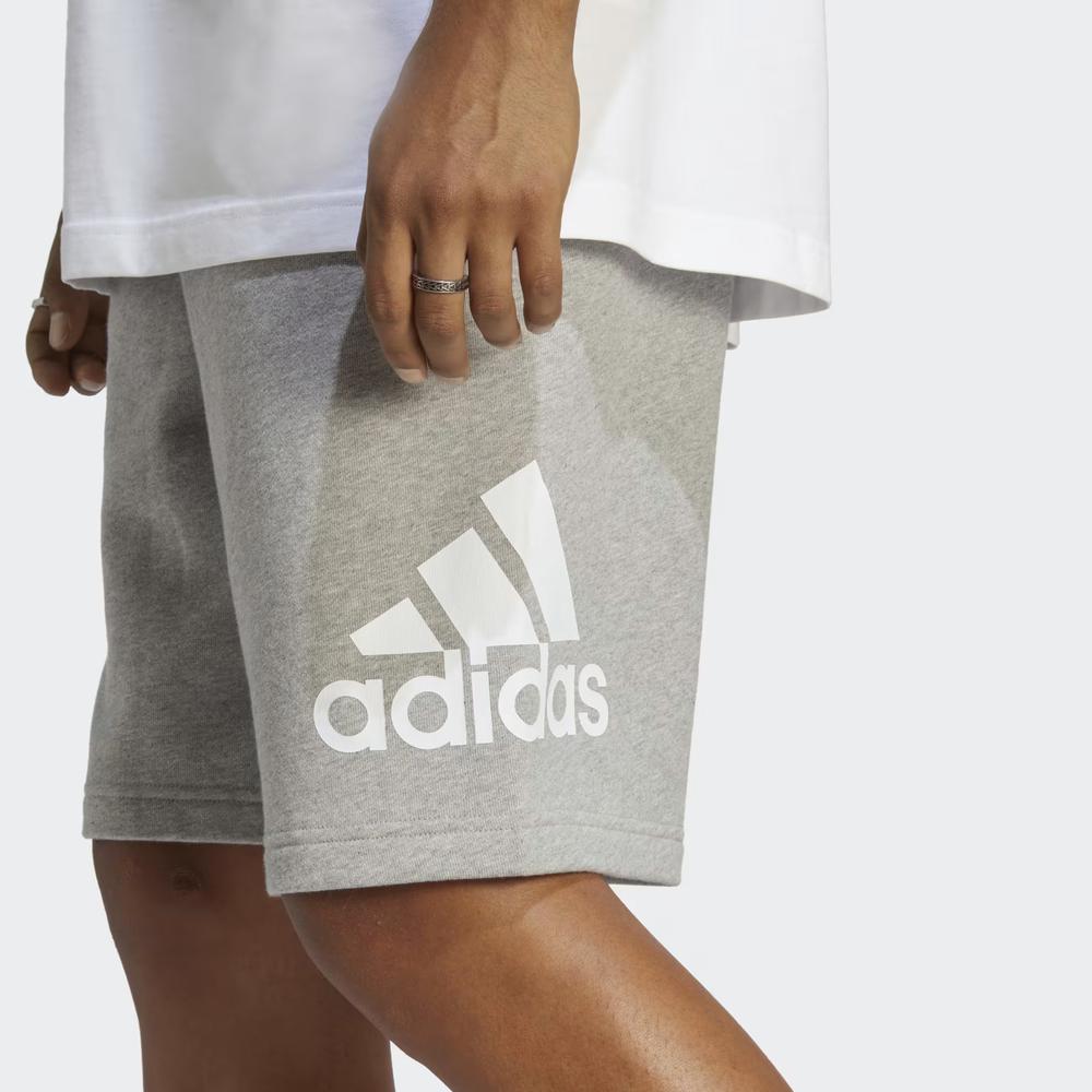 Krátké kalhoty adidas Essentials Big Logo French Terry IC9403 - šedivé
