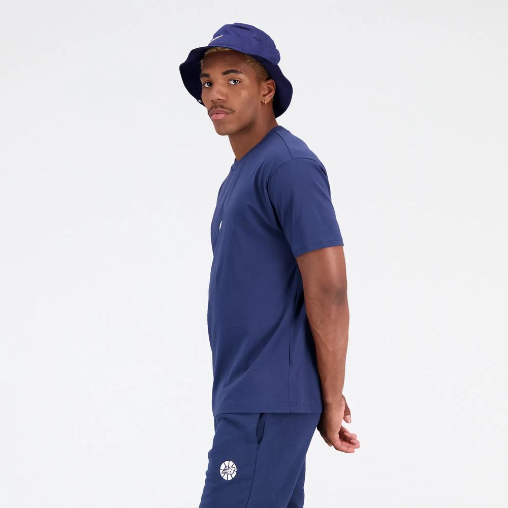 Pánské tričko New Balance MT23582NNY – tmavě modrě