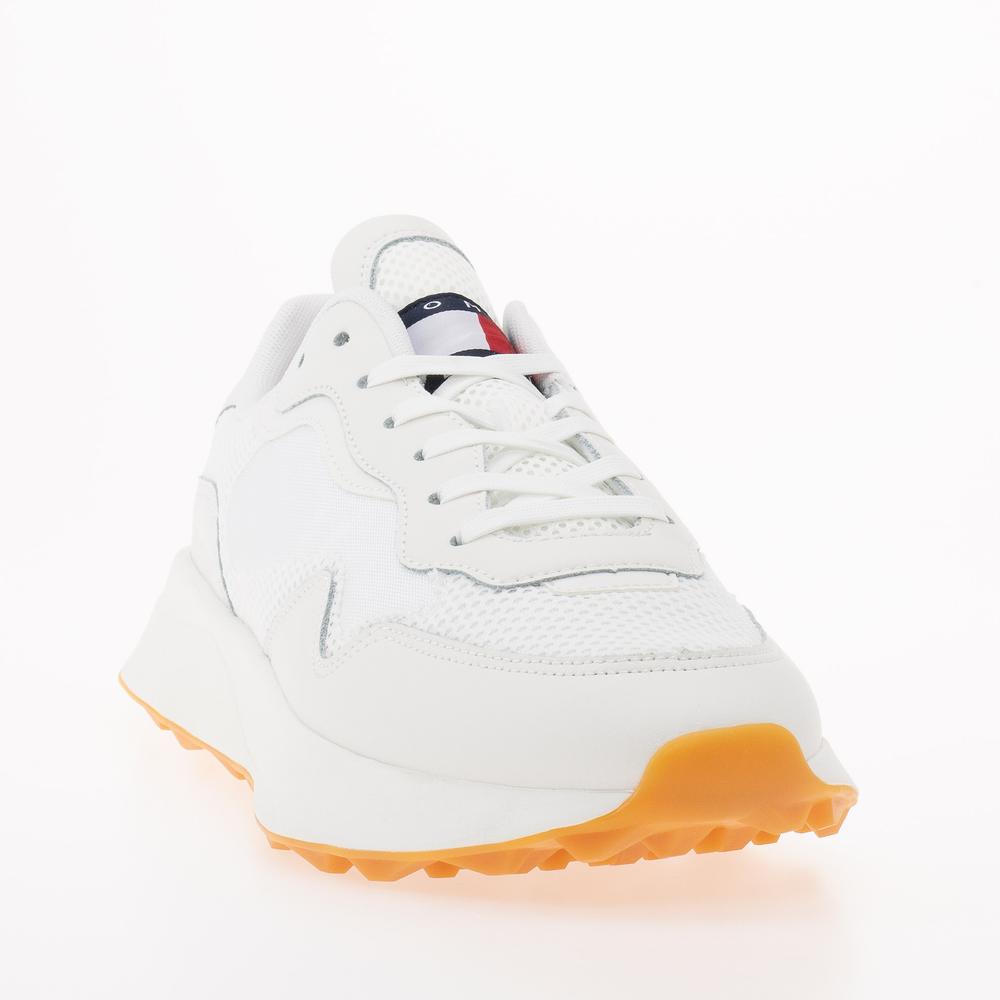 Boty Tommy Hilfiger TJM Runner Mix Material EM0EM01259-YBL - bílé