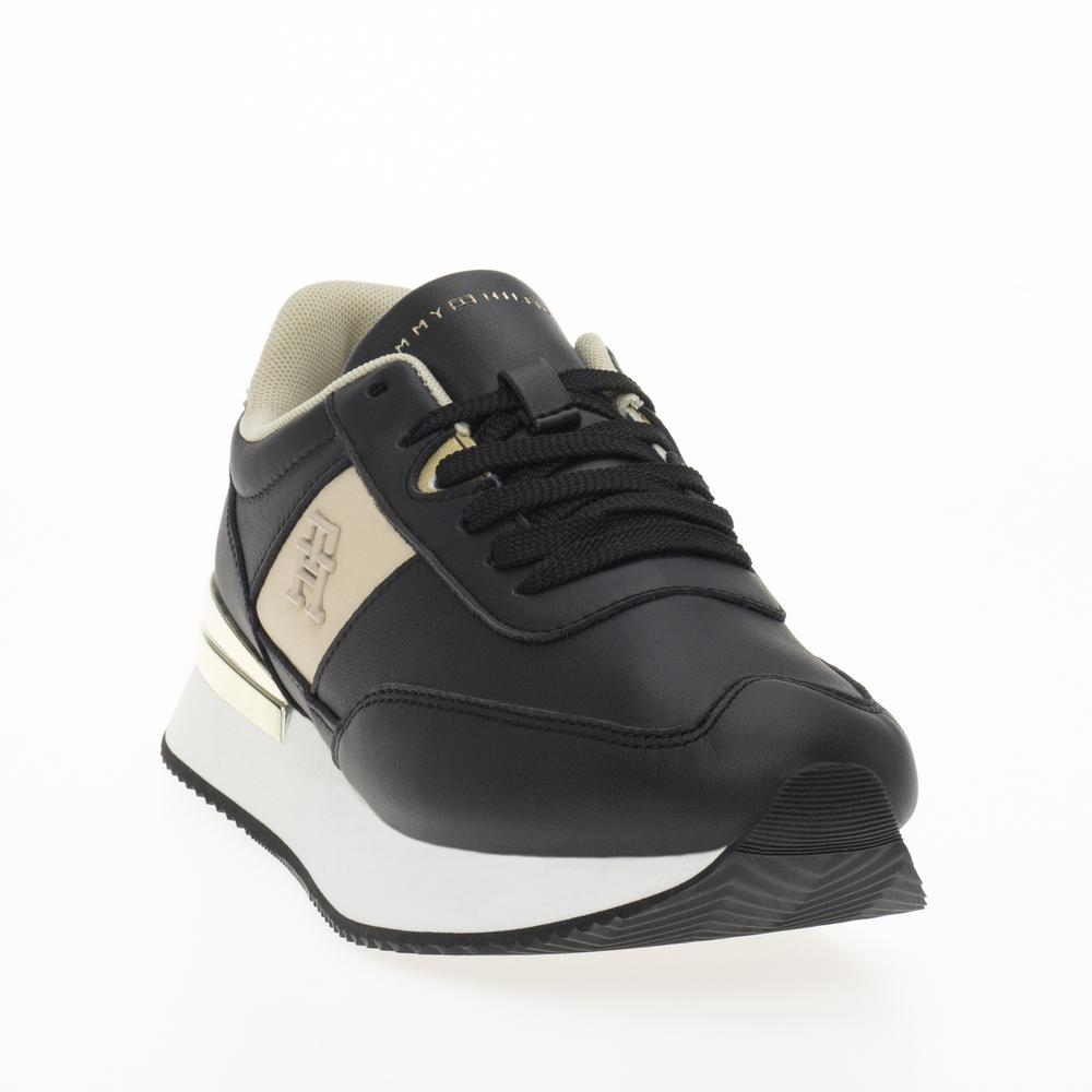 Boty Tommy Hilfiger Elevated Feminine Runner Hw FW0FW07830-YBL - černé