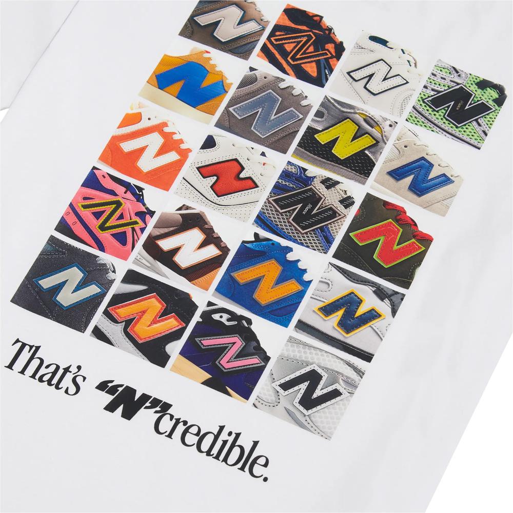 Tričko dětské New Balance YT61Q4N0BWE - bílé
