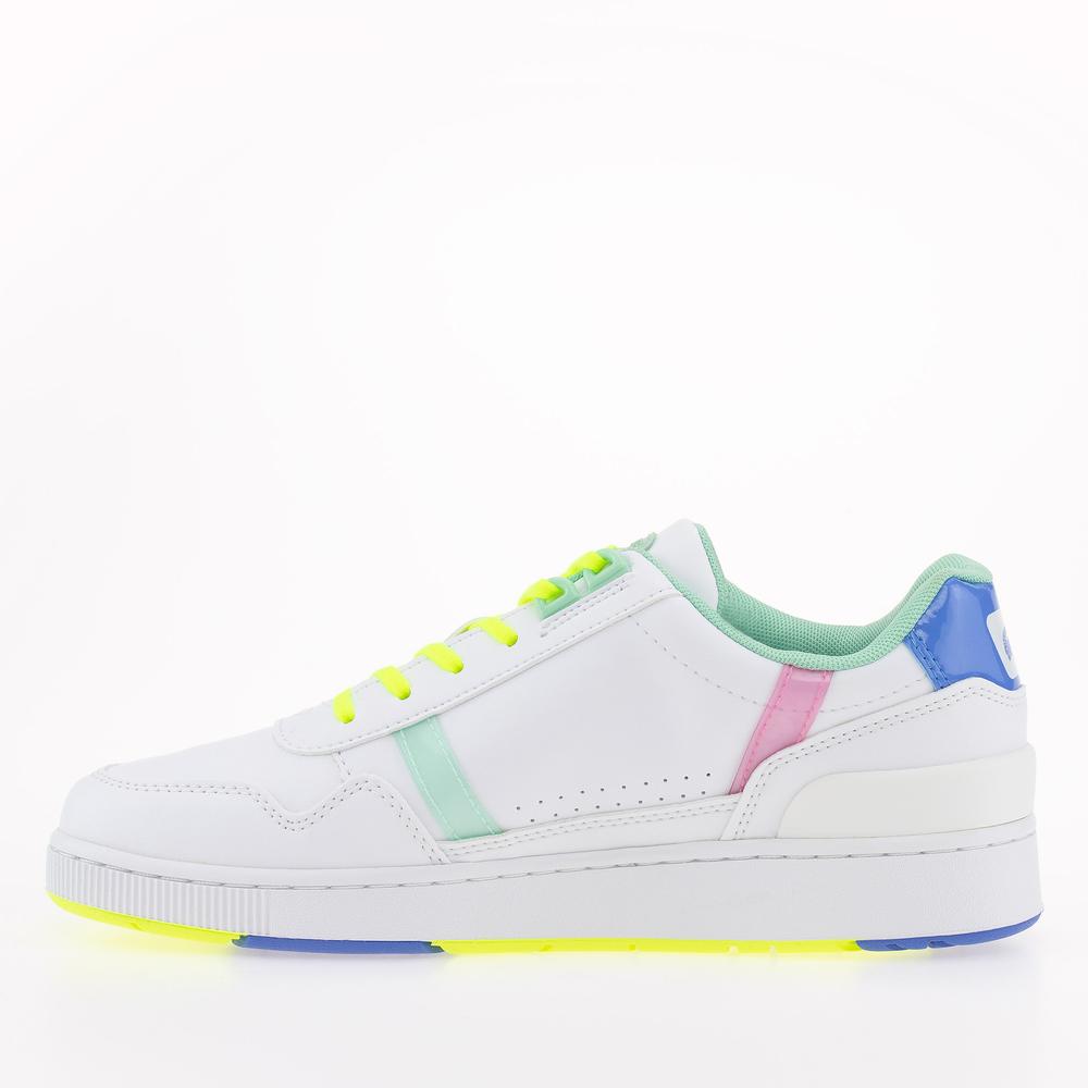 Boty Lacoste T-Clip 123 3 SUJ SYN 745SUJ0017-082 - bílé