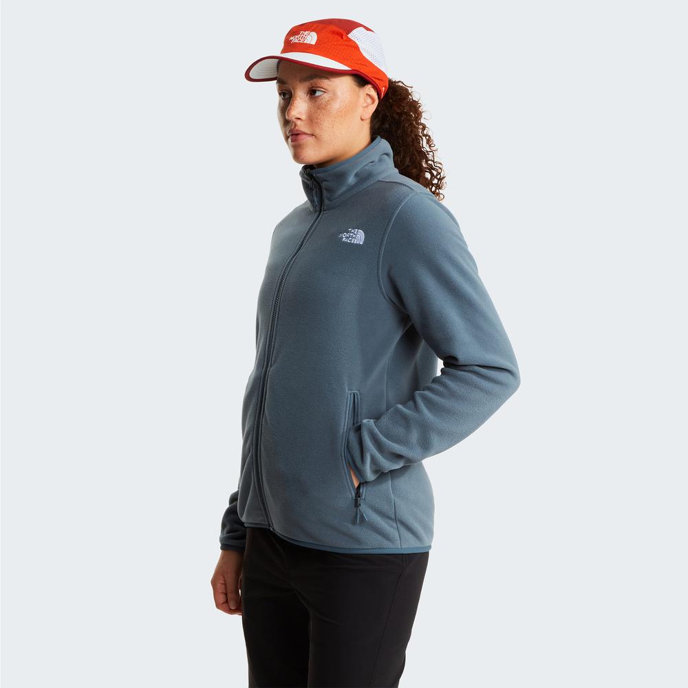Dámská blúza The North Face 100 Glacier Full-Zip Fleece 0A8D2F0U31 - modré
