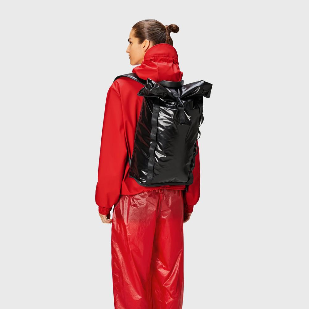 Ruksak Rains Sibu Rolltop 14770-01 - černé