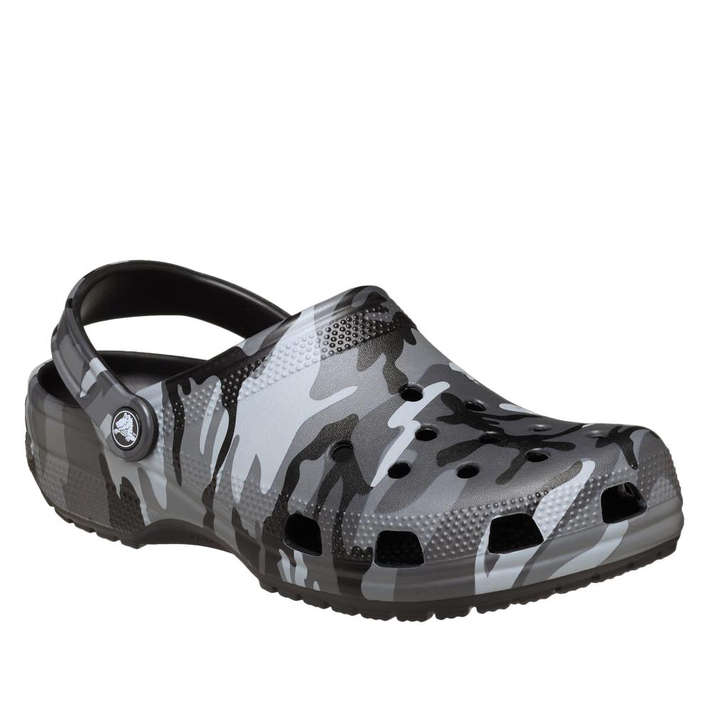 Pánské Žabky Crocs Classic Camouflage Clog 211936-0DD - šedivé