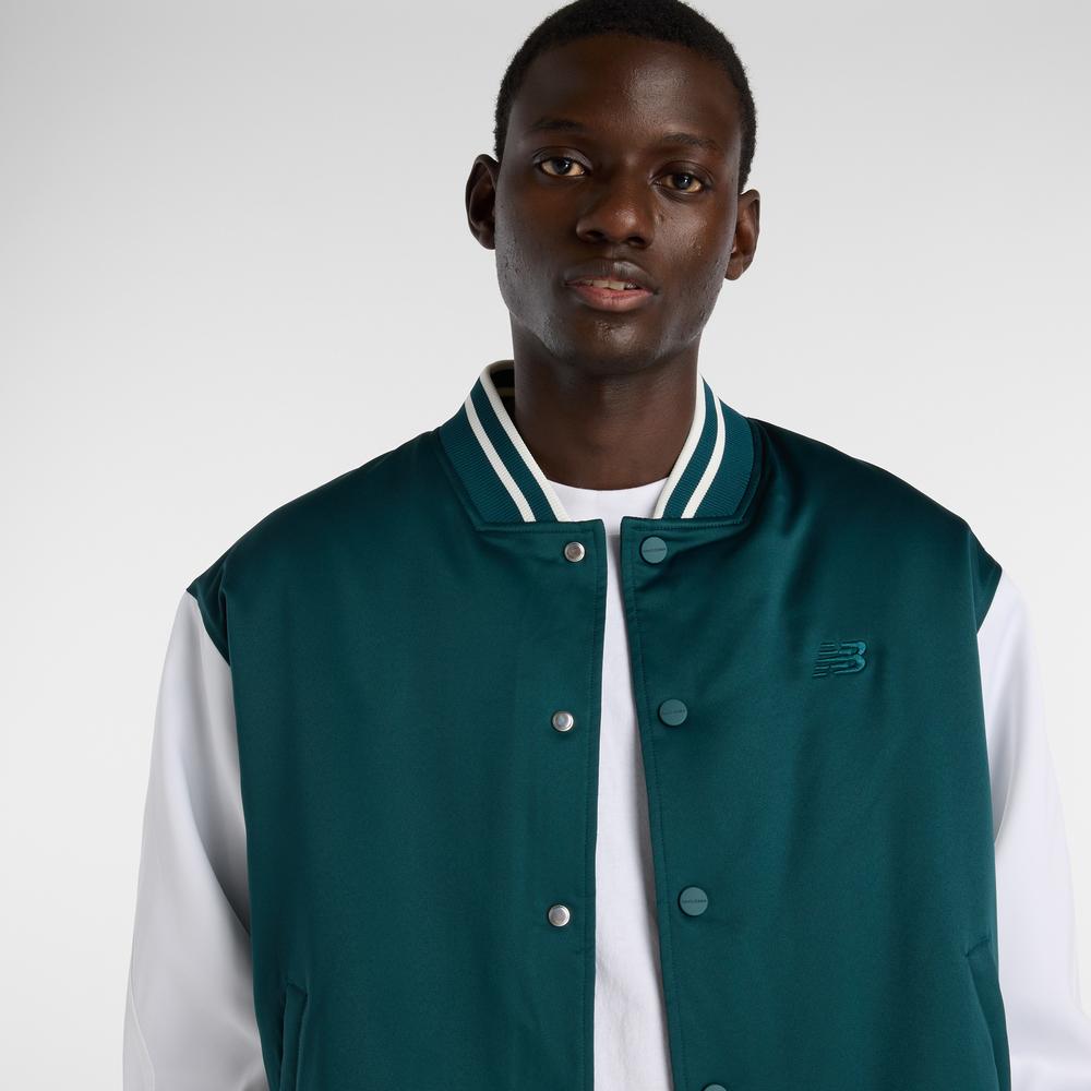 Pánská bunda New Balance MJ6102R7AAV - zelené