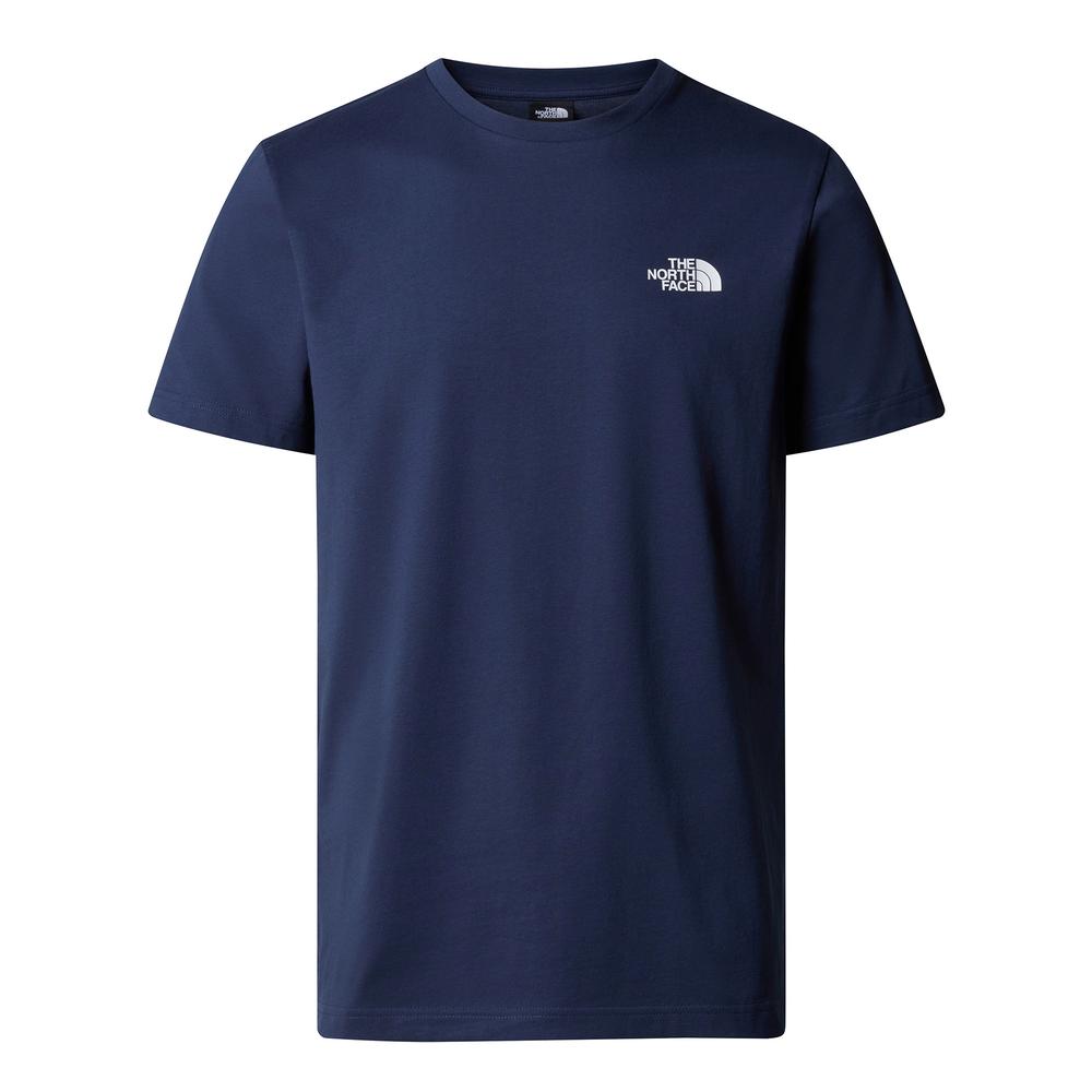 Tričko pánské The North Face Simple Dome 0A87NG8K21 - tmavě modrě