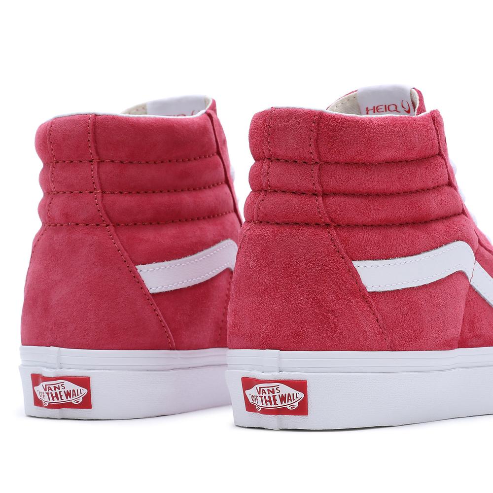 Boty Vans Pig Suede Old Skool VN0007NSZLD1 - červené