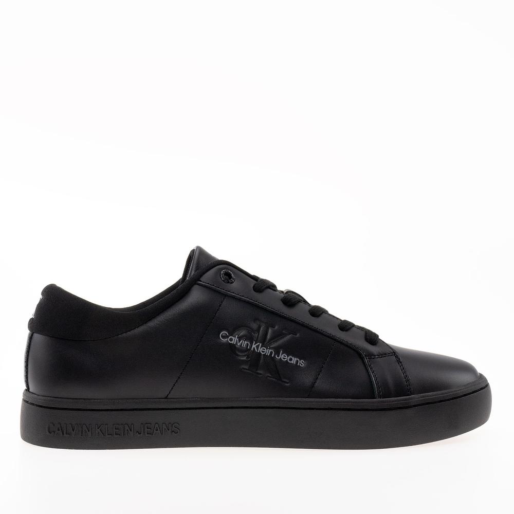 Boty Calvin Klein Jeans Classic Cupsole Low Laceup Leather YM0YM00864-0GT - černé