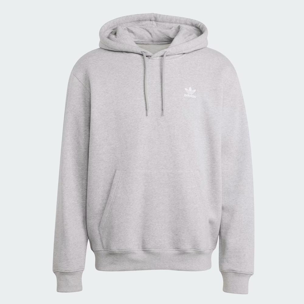 Mikina pánské adidas Originals Trefoil Essentials Loose Hoodie JV6057 - šedivé
