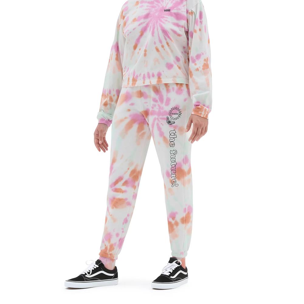 Kalhoty Vans Resort Wash Sweatpants VN000395WHT1 - bílé