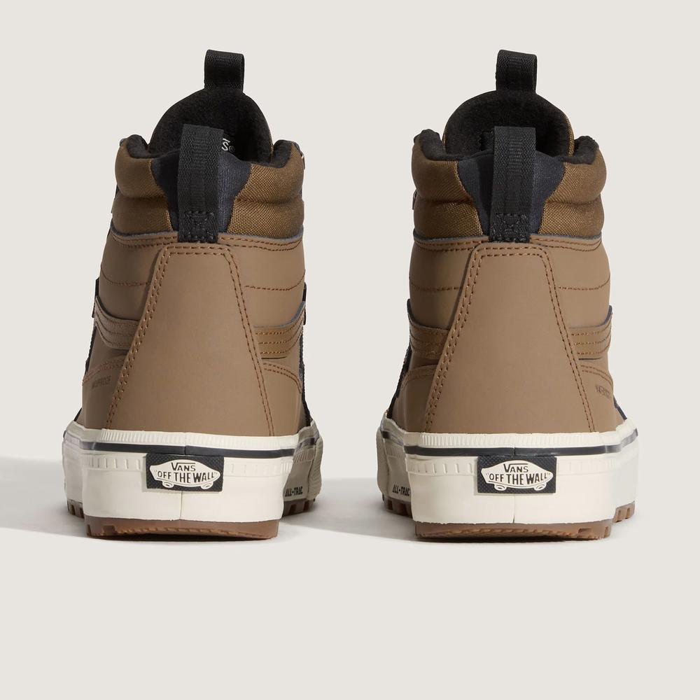 Pánské boty Vans SK8-Hi Waterproof Insulated VN000DAQ91K1 - hnědé
