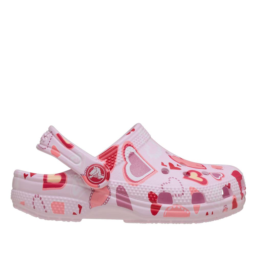 Žabky Crocs Classic Valentine's Day Clog 209755-7CI - růžové
