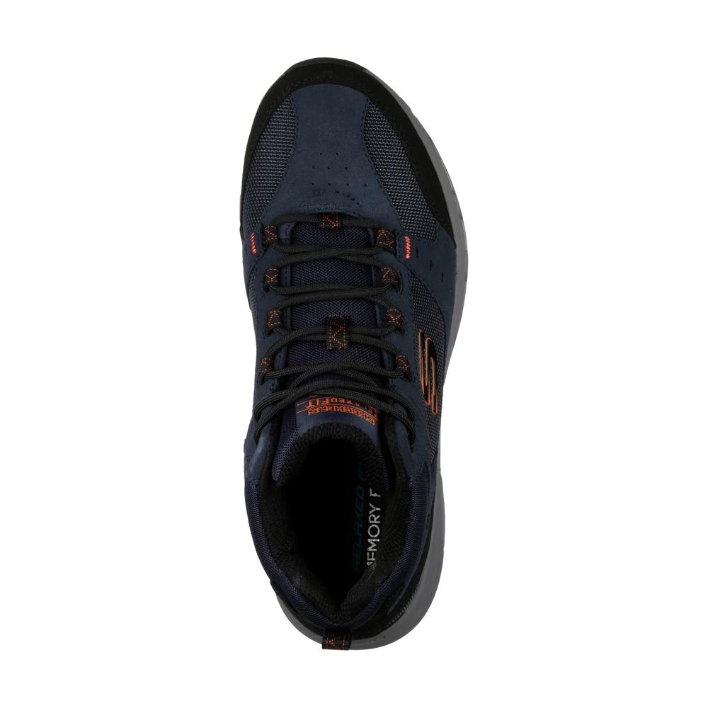 Boty Skechers Relaxed Fit Oak Canyon Ironhide 51895NVOR - tmavě modrě