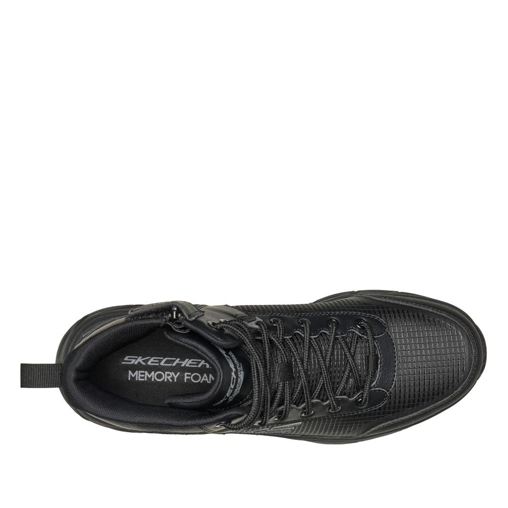 Boty pánské Skechers Hillcrest 2.0 Woodrock Peak 237804BBK - černé