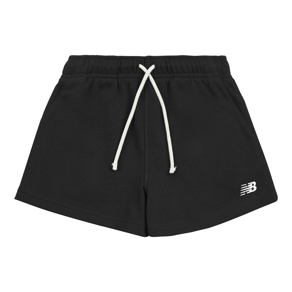 Dětské krátké kalhoty New Balance LAKG0006BK - černé