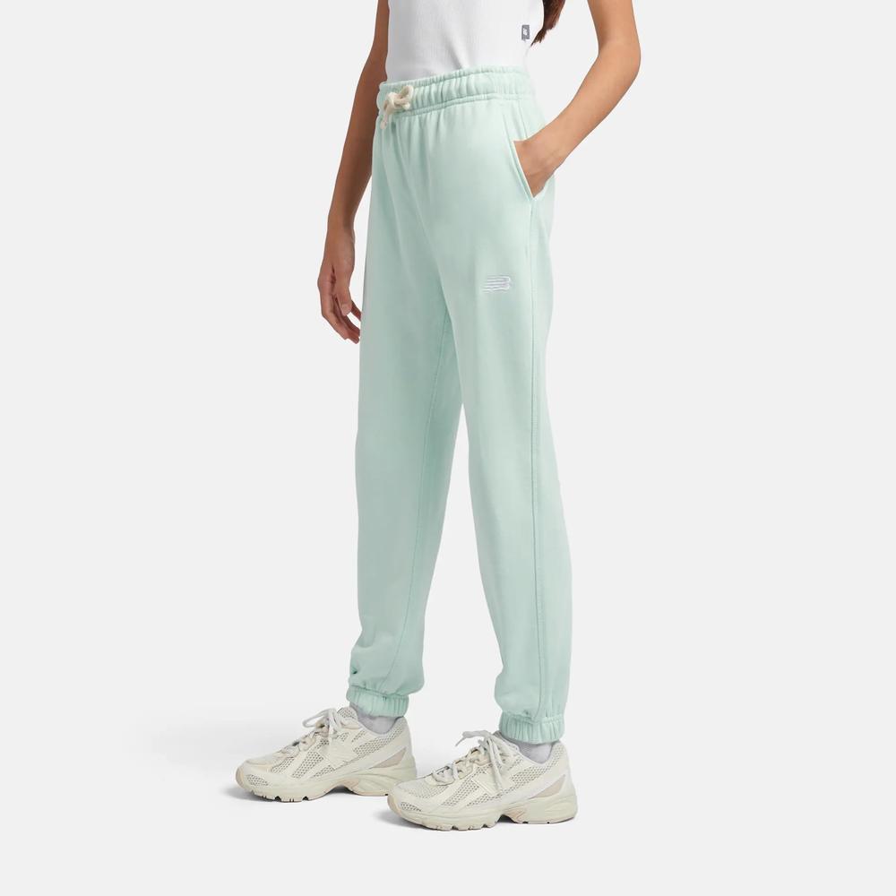 Dětské kalhoty New Balance LAKG0058COJ - mátové