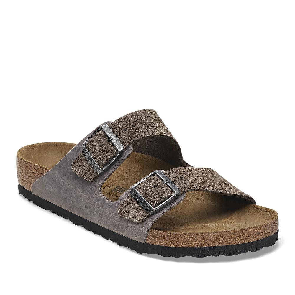 Žabky pánské Birkenstock Arizona 1029159 - šedivé
