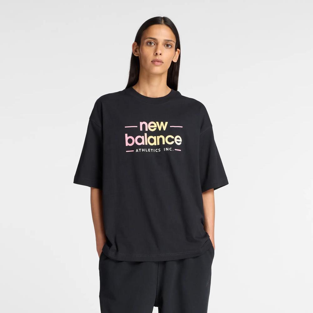 Dámské tričko New Balance WT53916BK - černé