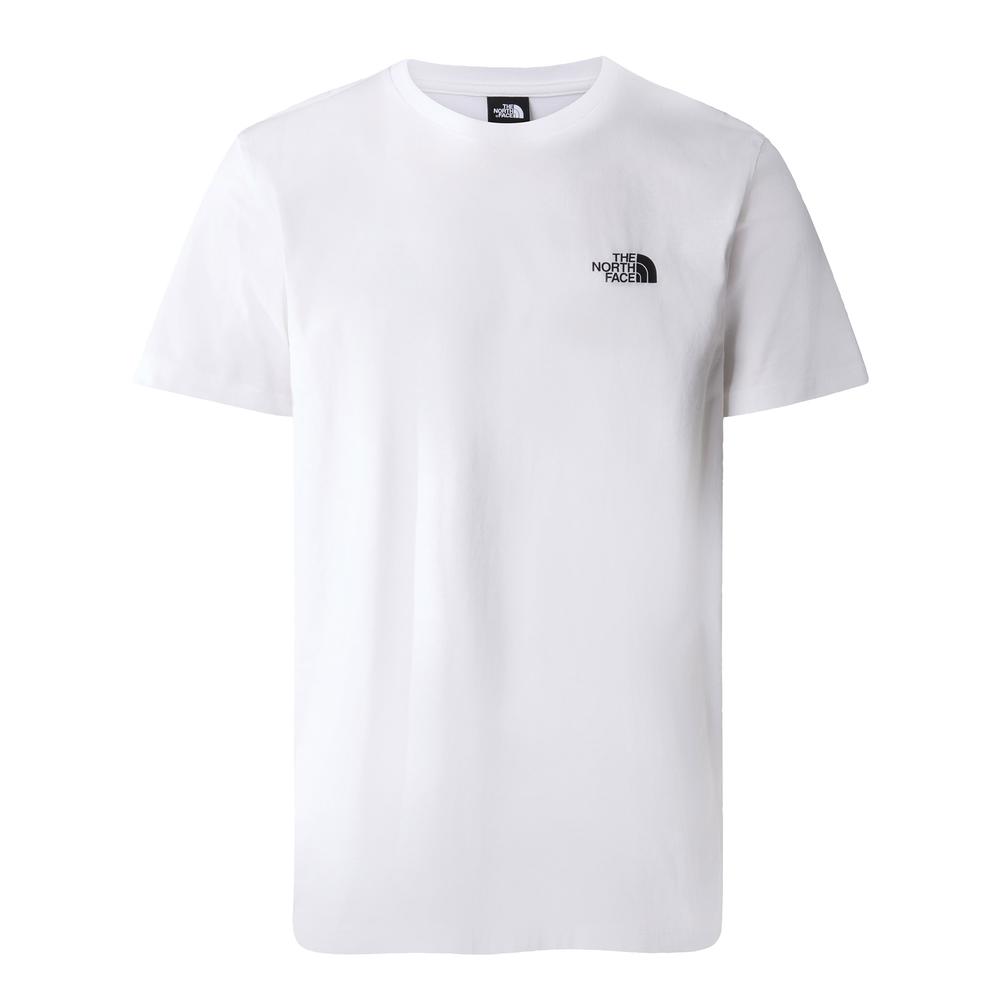 Tričko The North Face Simple Dome 0A87NGFN41 - bílé