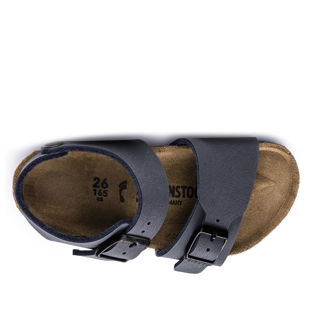Dětské sandále Birkenstock New York 87773 - tmavě modrě