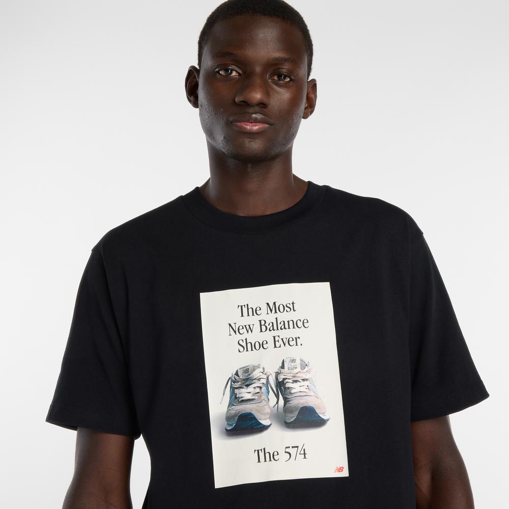 Pánské tričko New Balance MT61B0WFBK - černé