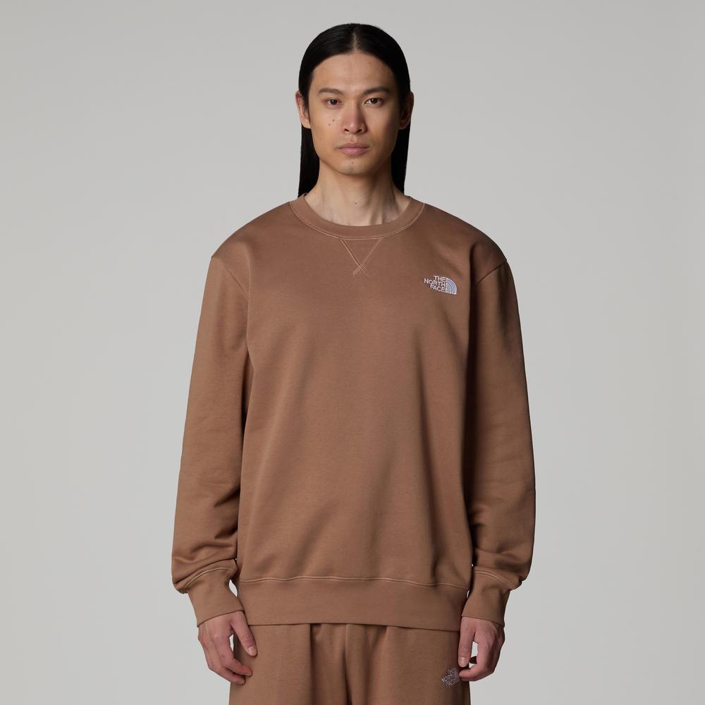 MikinaThe North Face Essential Relaxed Crew 0A89ET6IH1 - hnědé