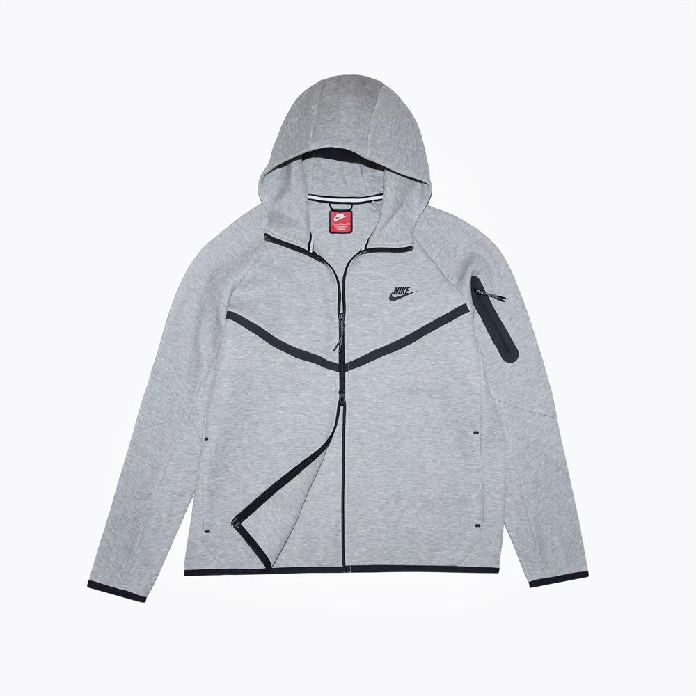 Mikina pánské Nike Tech Fleece Windrunner Full-Zip HV0949-063 - šedivé