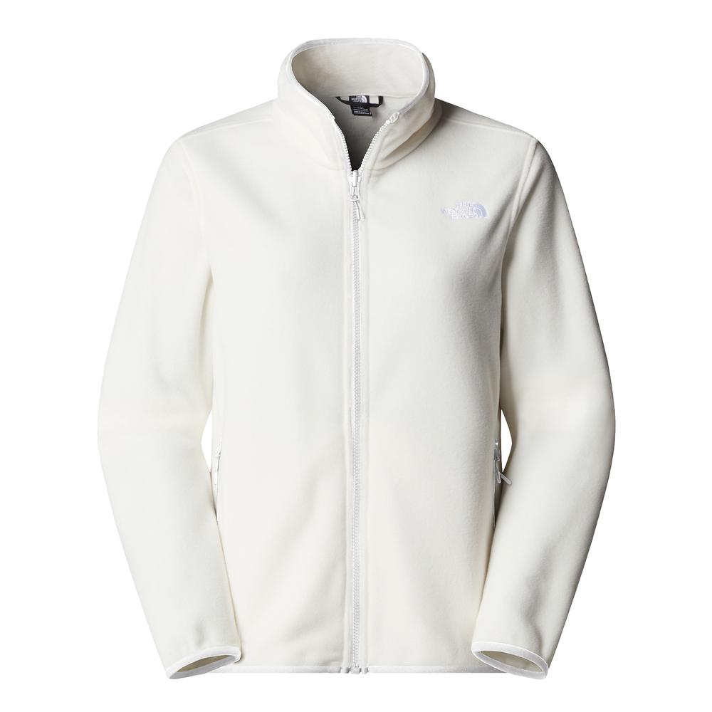 Dámská blúza The North Face 100 Glacier Full-Zip Fleece 0A8D2FQLI1 - bílé