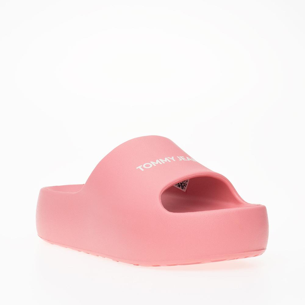 Žabky Tommy Jeans Chunky Flatform Pool Slides EN0EN02454-TIC - růžové