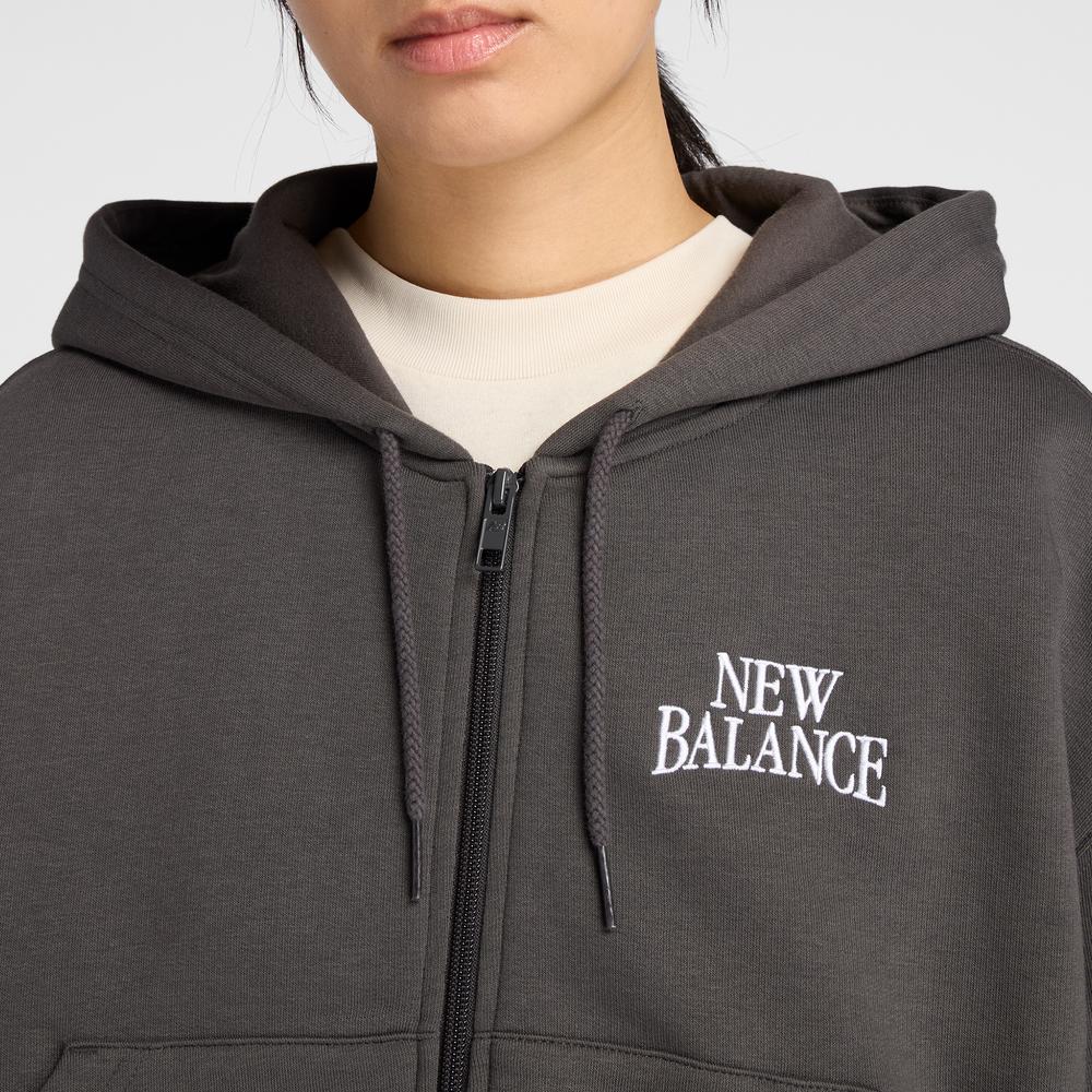 Dámská mikina New Balance WJ61W2EEABR - šedivé