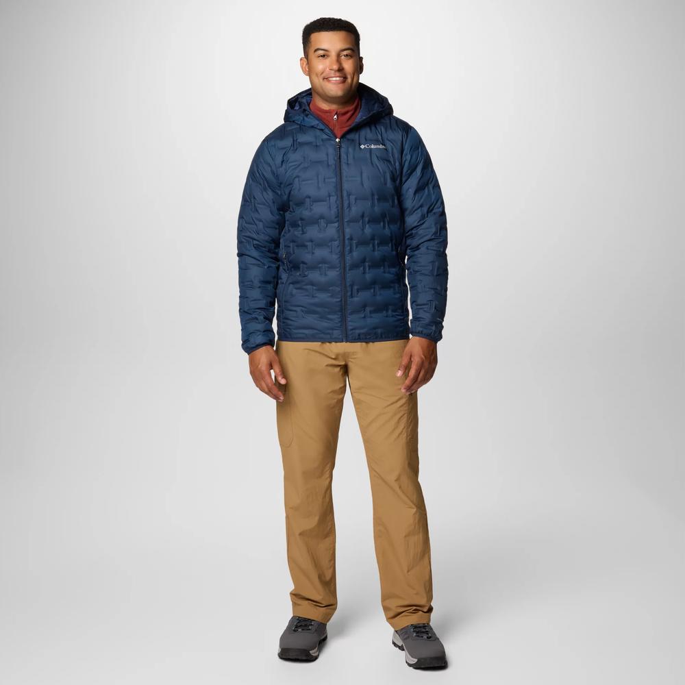 Bunda Columbia Delta Ridge II Down Hooded 2086222464 - tmavě modrě
