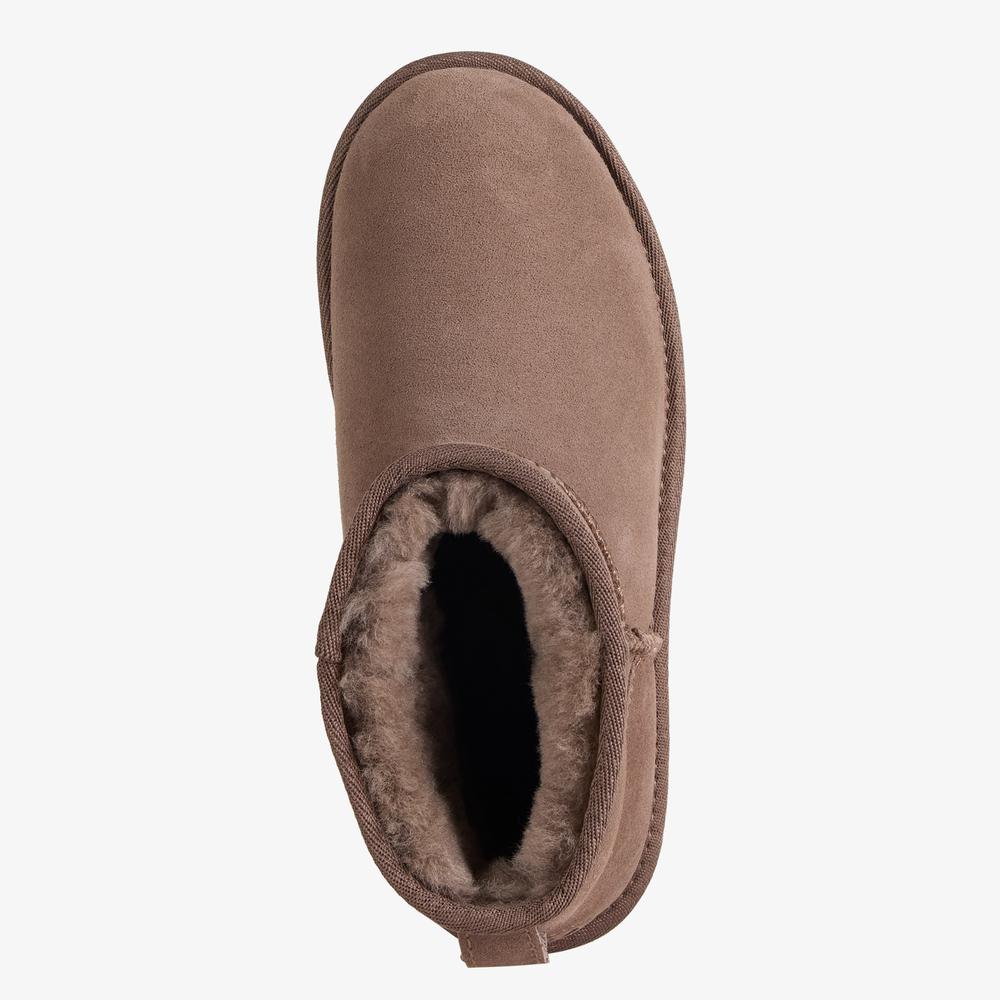 Boty dámské Emu Australia Stinger Micro Flatform 2.0 W13296MUSH - hnědé