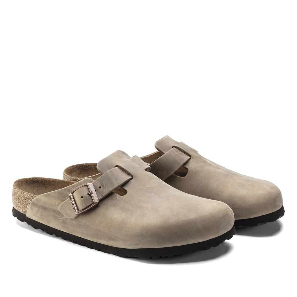 Žabky unisex Birkenstock Boston 1018147 - hnědé
